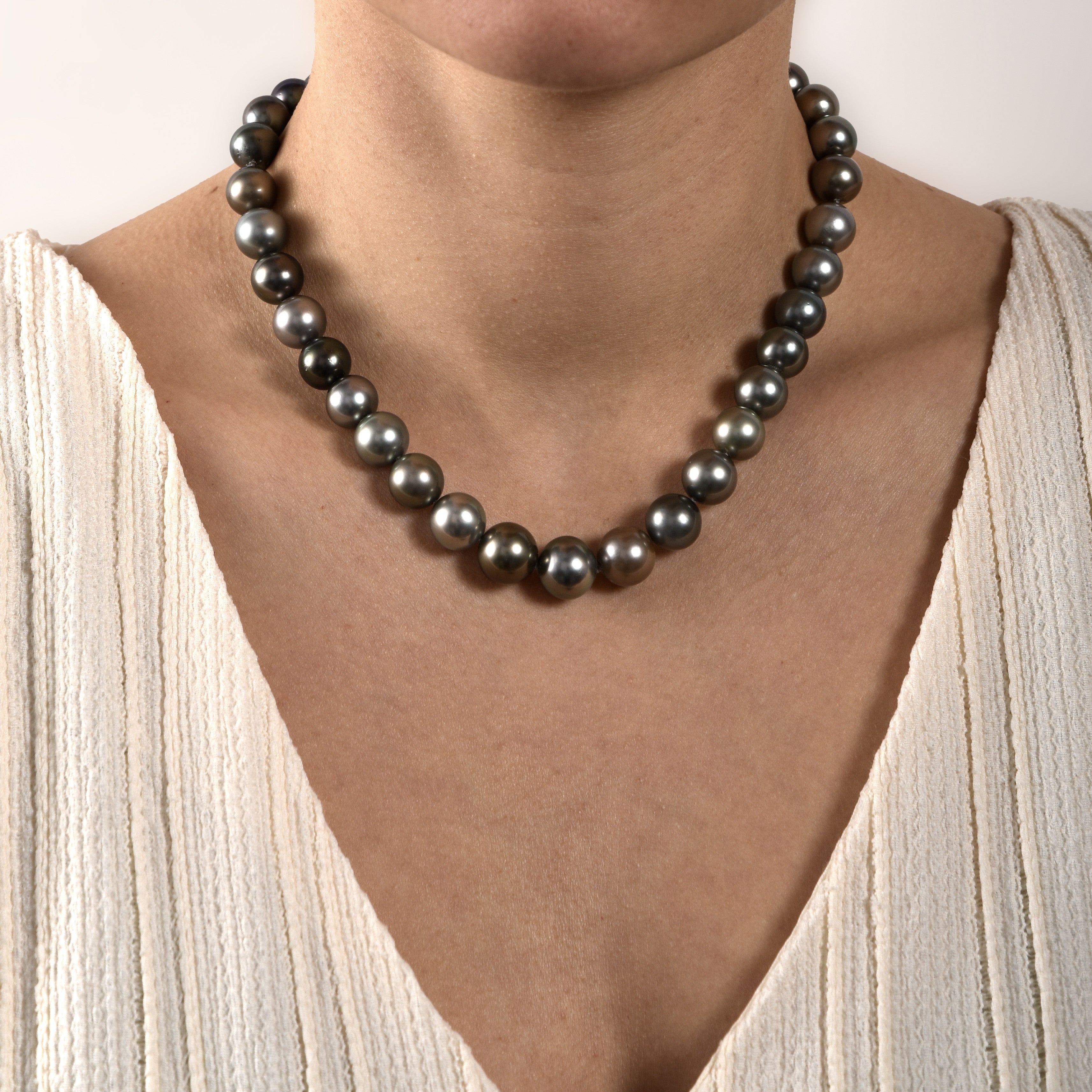 Collier de perles multicolores Tahiti