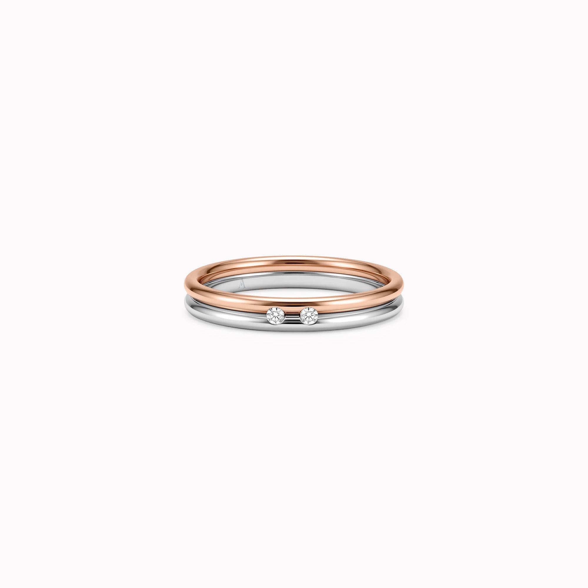 The Fancy Union of Two Souls - Red Gold 18k