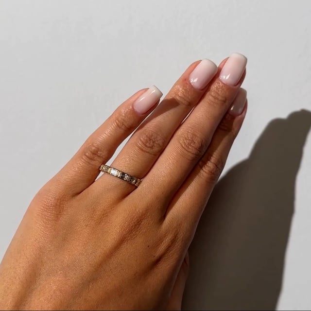 Mirror To Your Heart - or jaune 18k – Alliances AGUAdeORO et bagues en or 18k – vue de profil