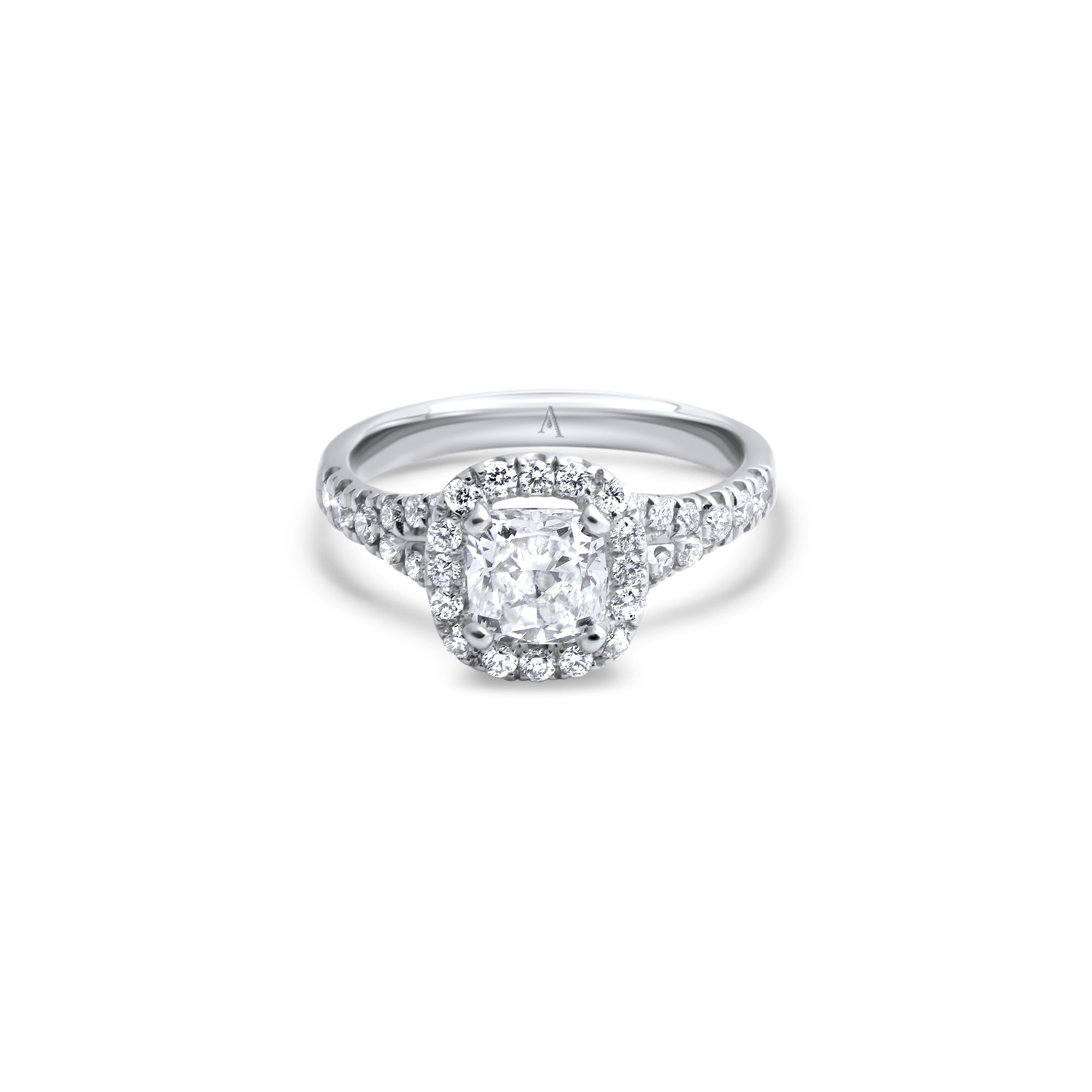 Miss Congeniality - 1.00 carat - or blanc 18k – Solitaire en or 18k avec diamant – vue produit