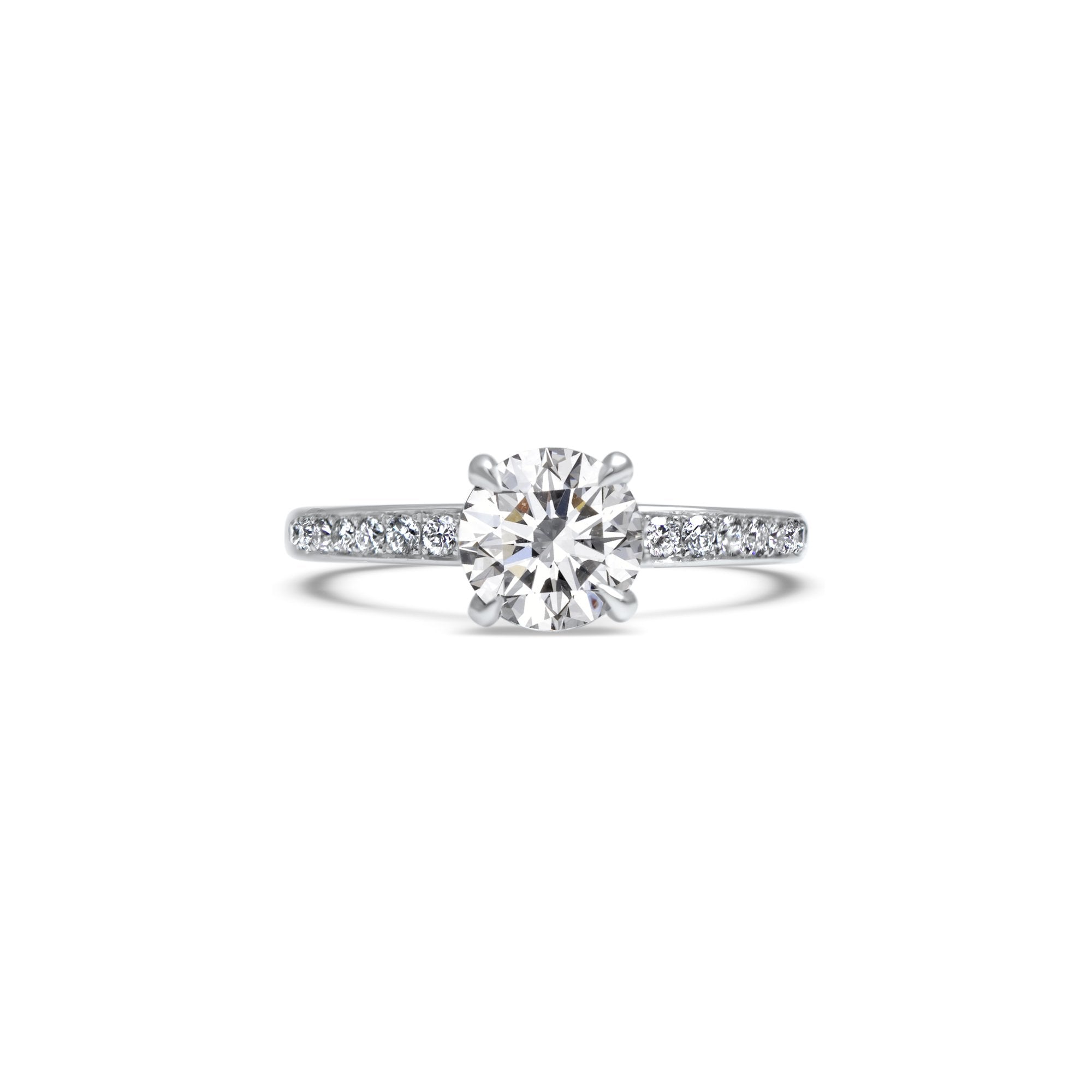 The Fancy Little Dove 1.00 carats - platine 950 – Solitaire en or 18k avec diamant – vue produit