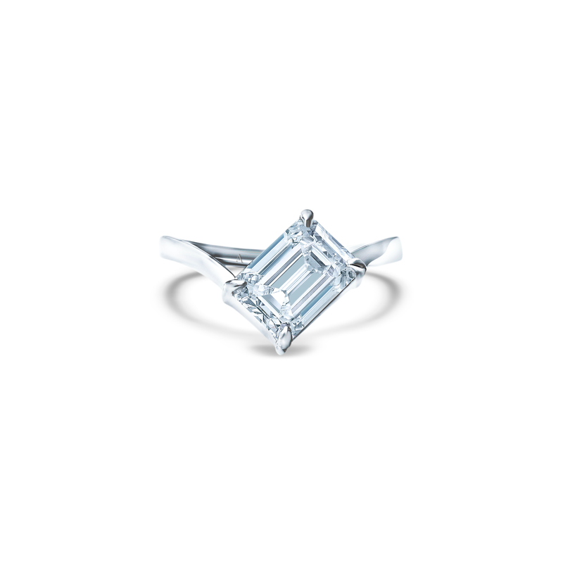 The Ice Skating Girl 2.00 carats - White Gold 18k