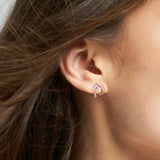 Boucles d'oreilles The Little Ice Skating Girl 0.30ct - platine 950