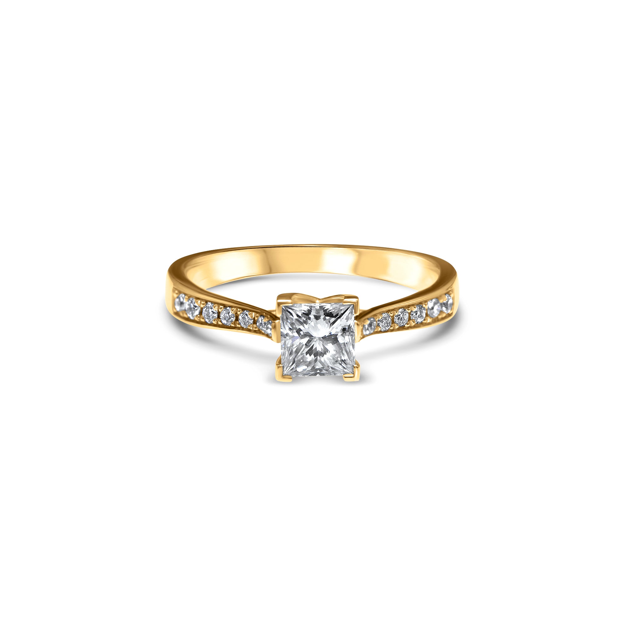 La Princesse c'est moi - 0.65 carat - or jaune 18k - AGUADEORO