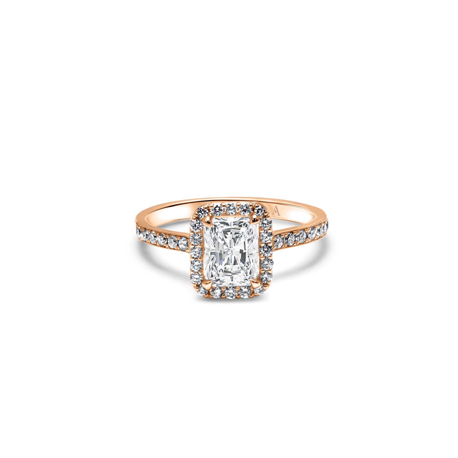 The Little Sleeping Beauty 1.00 carats - or rouge 18k – Solitaire en or 18k avec diamant – vue produit