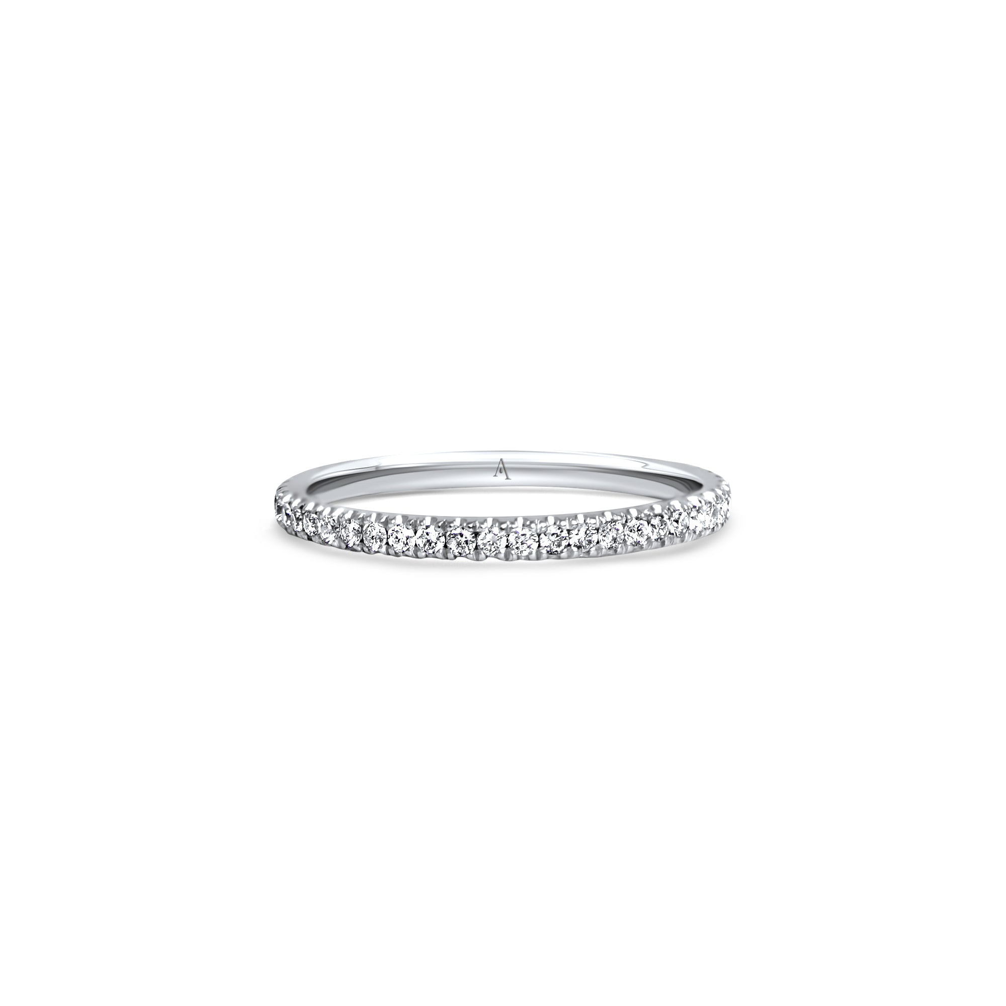 The fancy Bubbles - Weissgold 18k – Trauring AGUAdeORO und Ring Gold 18k mit Diamant(en) – Produktansicht