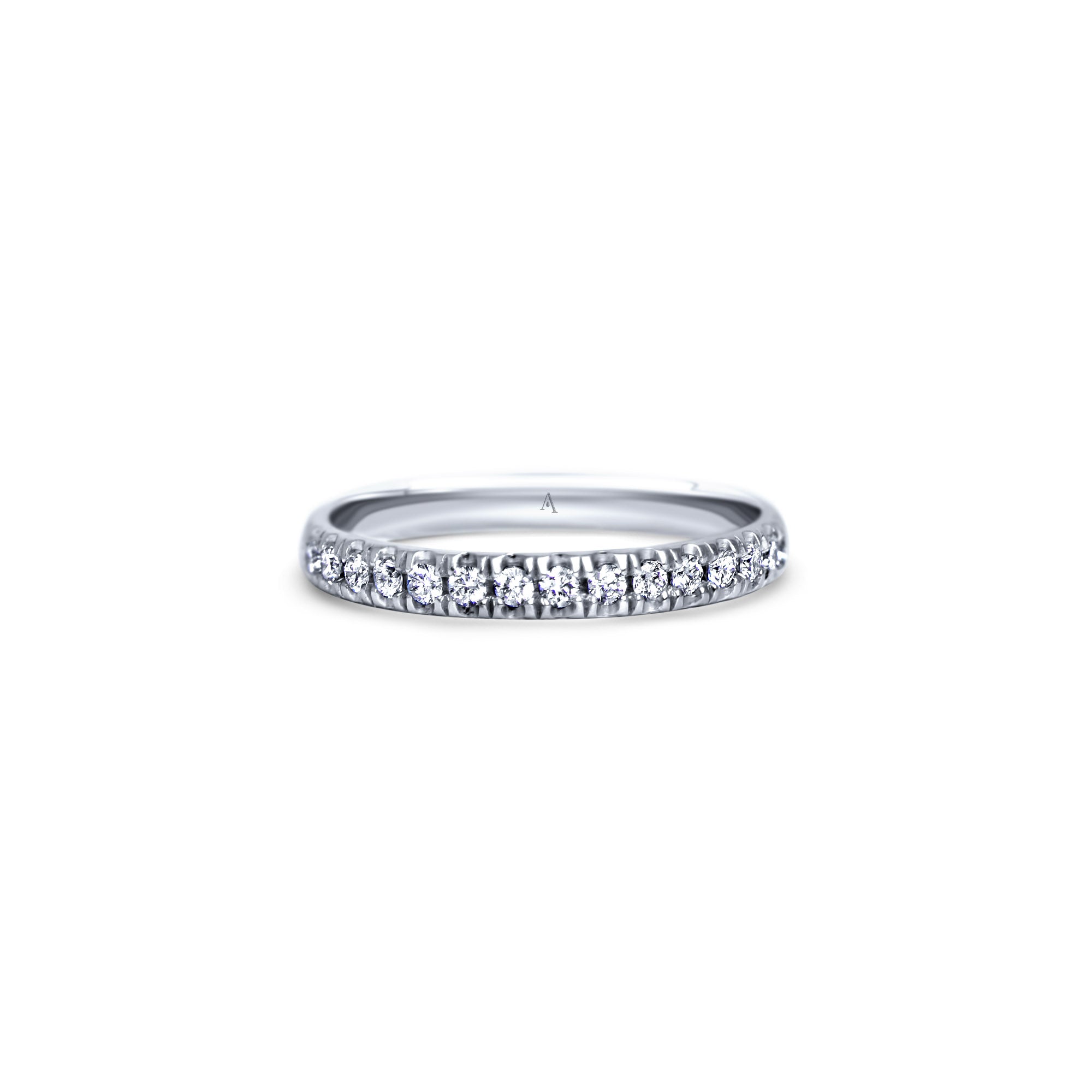 Thousand Reasons - or blanc 18k – Alliances AGUAdeORO et bagues en or 18k avec diamant – vue produit