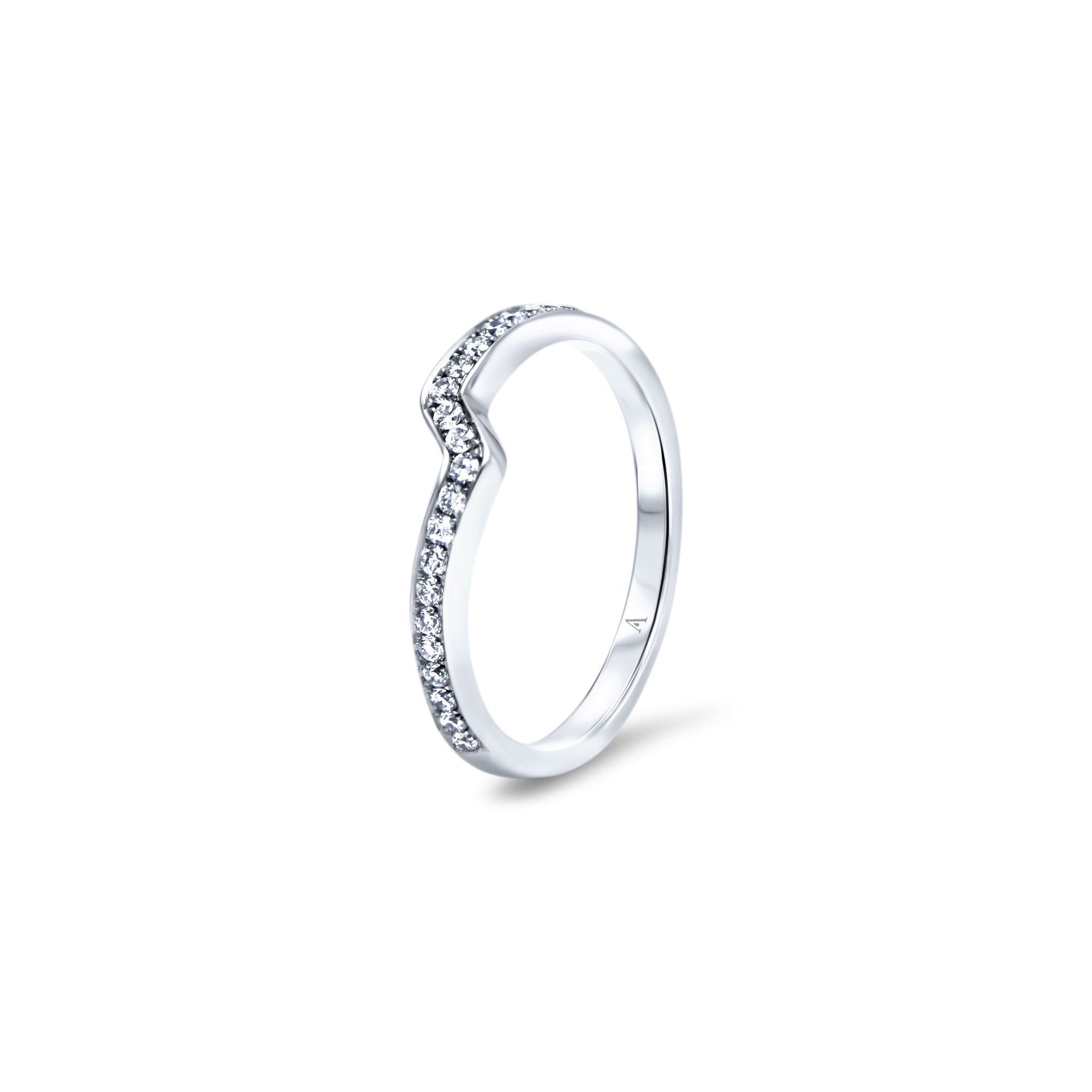 The Fancy Lover - platine 950 – Alliances AGUAdeORO et bagues en or 18k avec diamant – vue produit