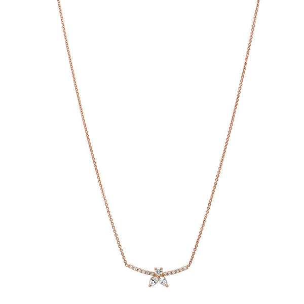 Collier The Little Bee S - or rouge 18k