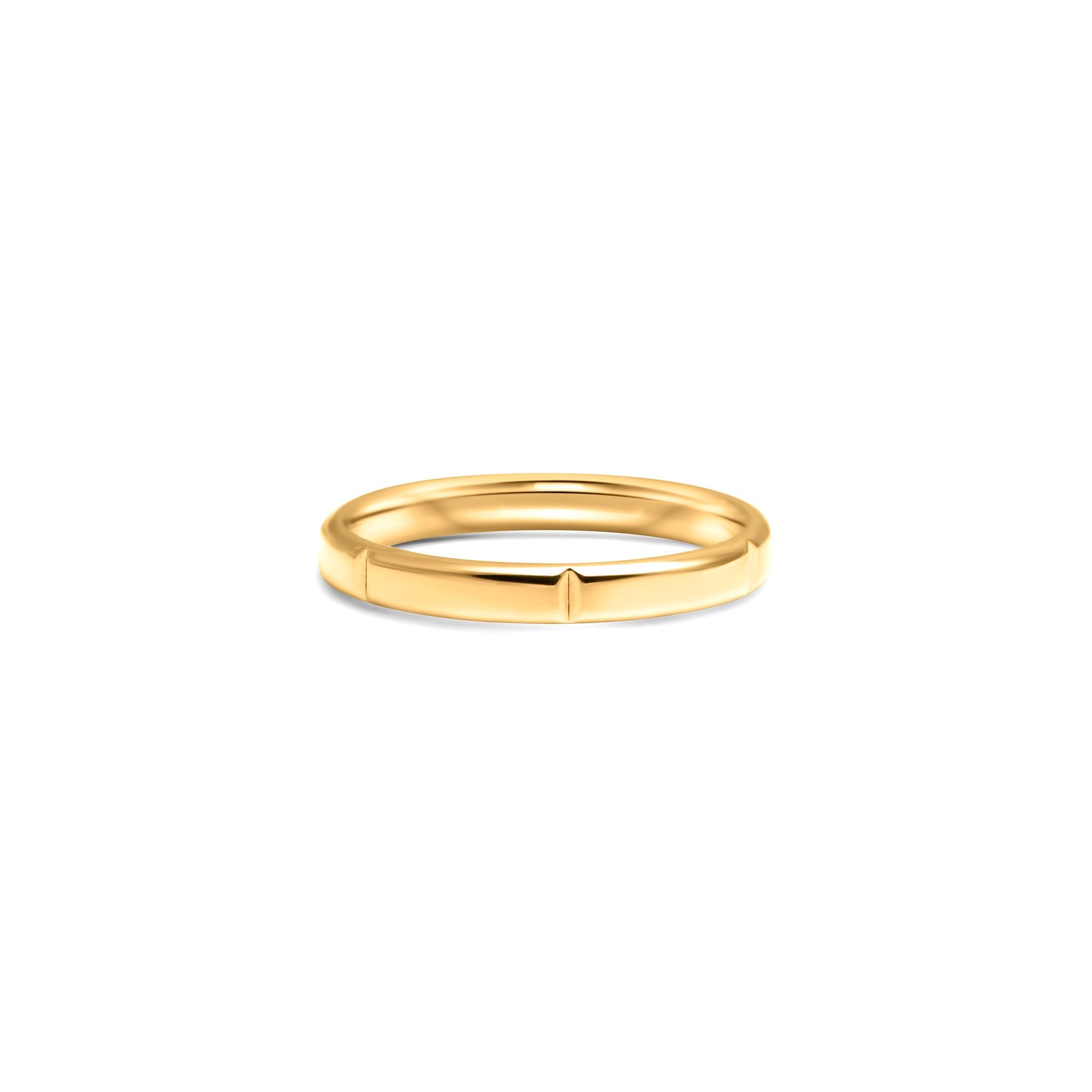 The Chocolate bars - or jaune 18k – Alliances en or 18k – vue produit