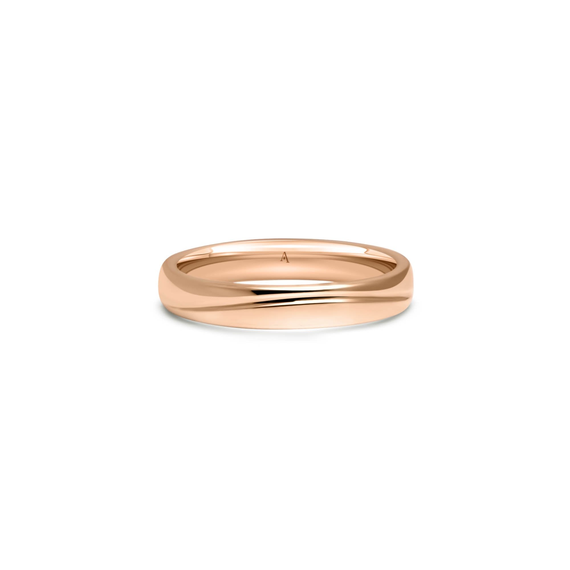 The River of Dreams - or rouge 18k – Alliances en or 18k – vue produit