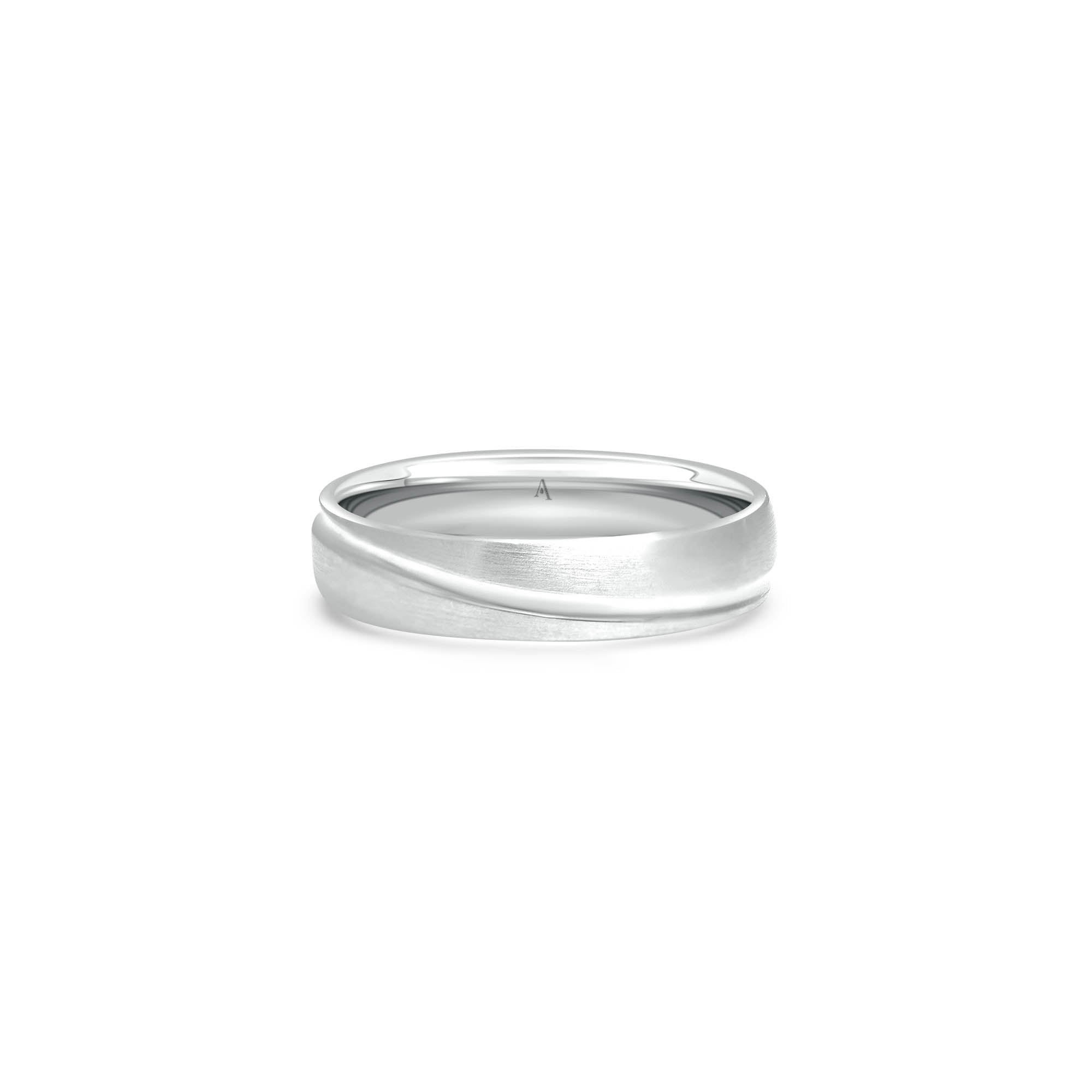 The Stream of Love - or blanc 18k – Alliances AGUAdeORO en or 18k – vue produit