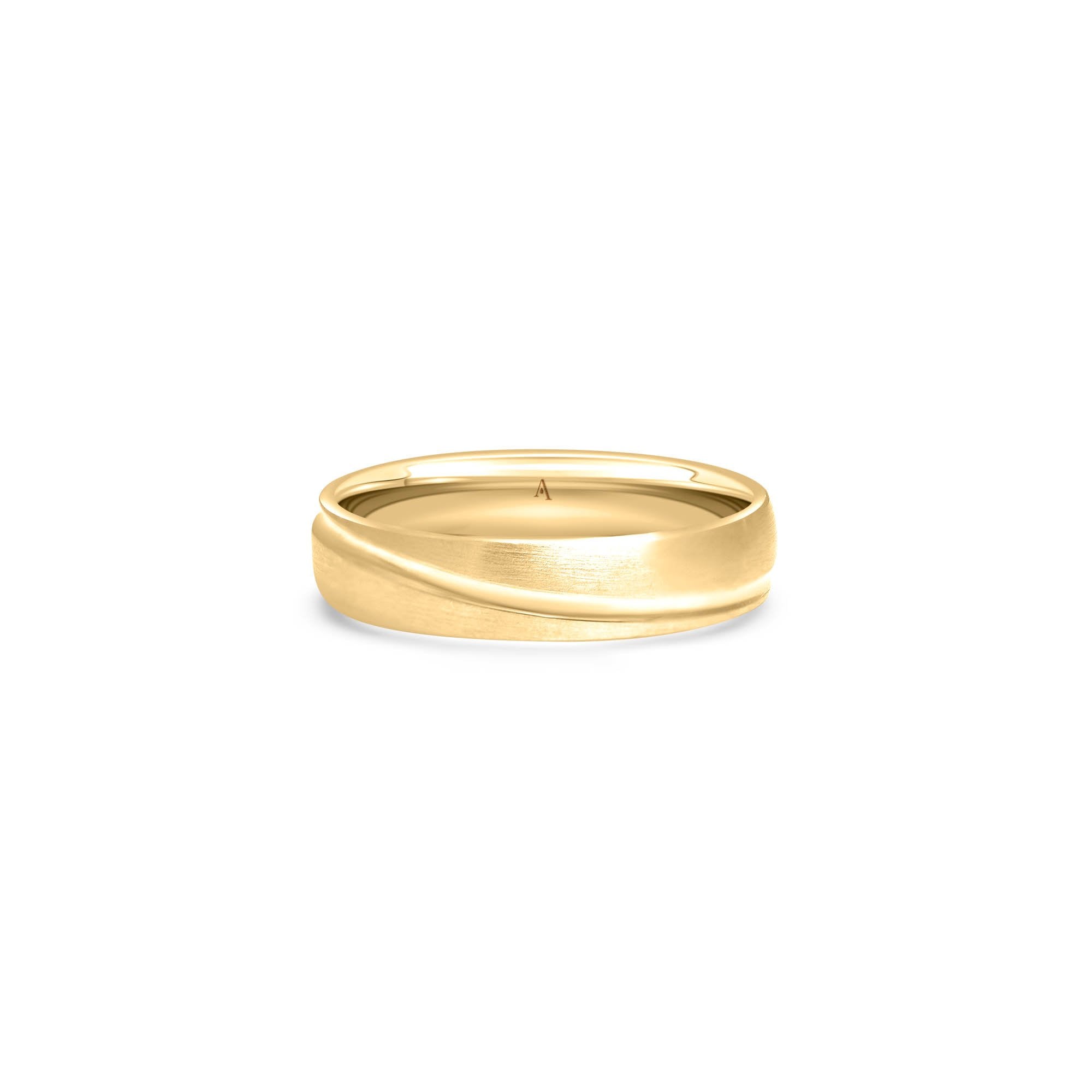 The Stream of Love - or jaune 18k – Alliances AGUAdeORO en or 18k – vue produit