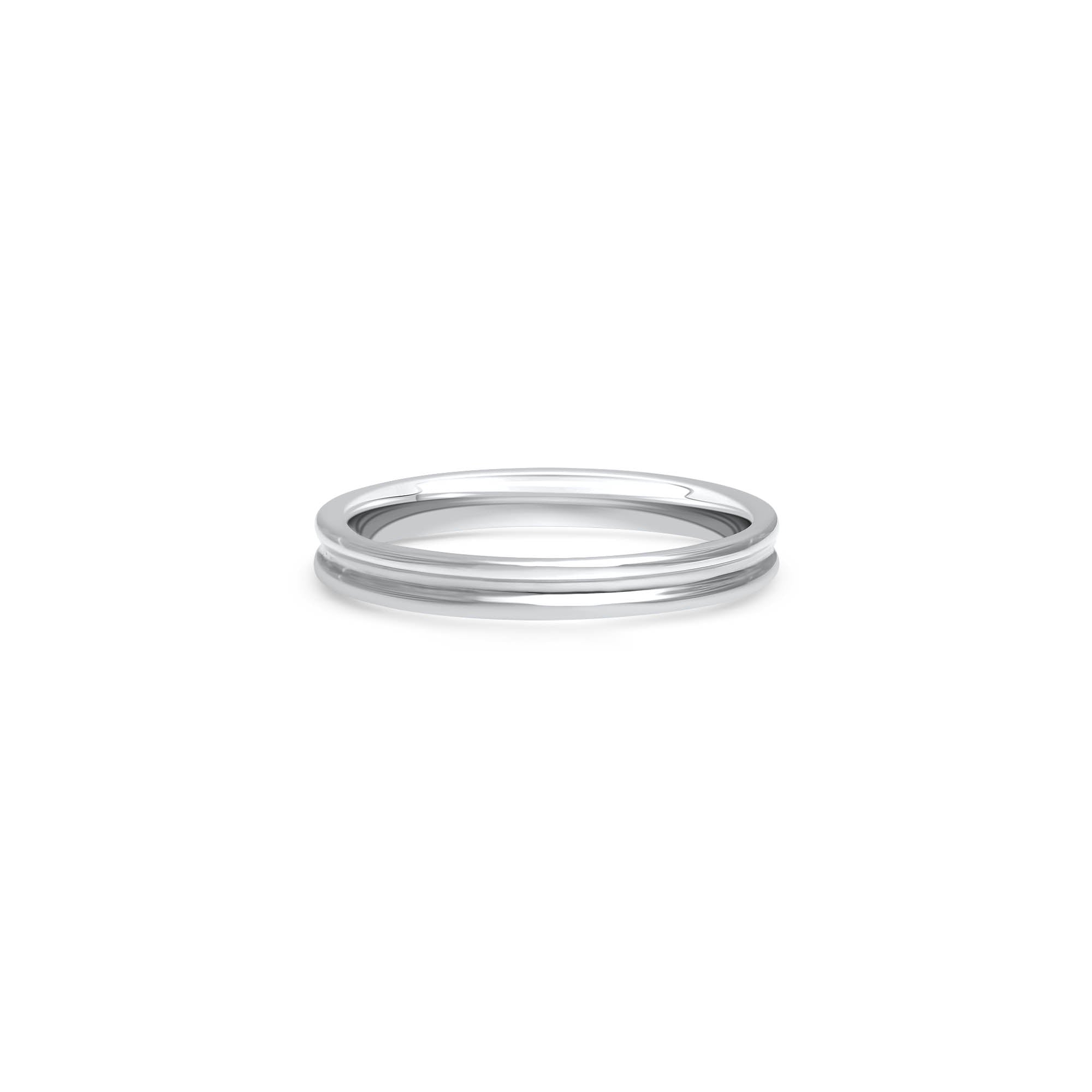 The Union of Two Souls - or blanc 18k – Alliances en or 18k – vue produit