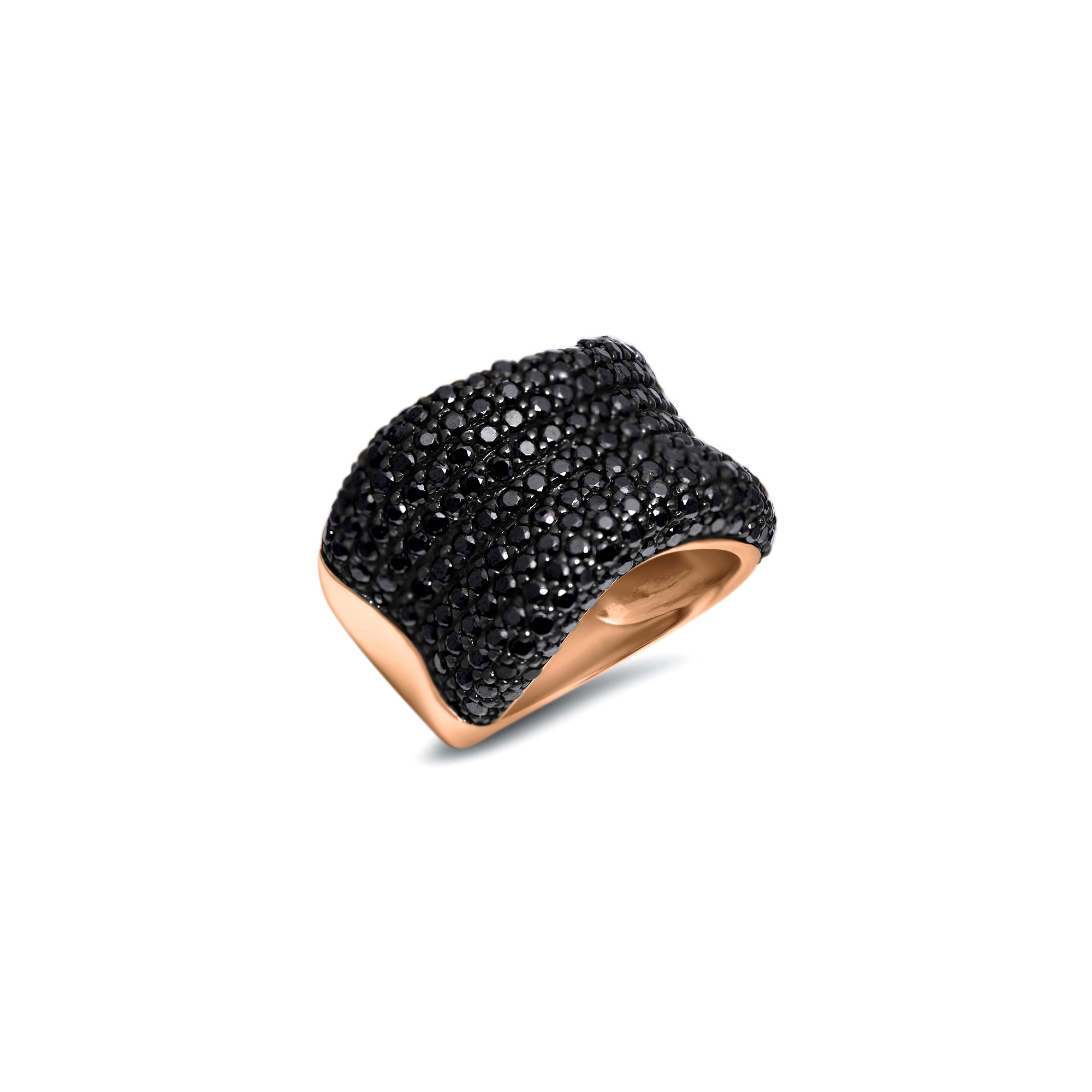 The Onyx Lady - or rouge 18k – Bague en or 18k – vue produit