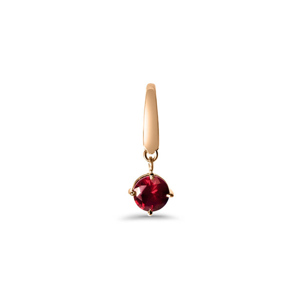 Earrings The Power of Love Ruby - Red Gold 18k
