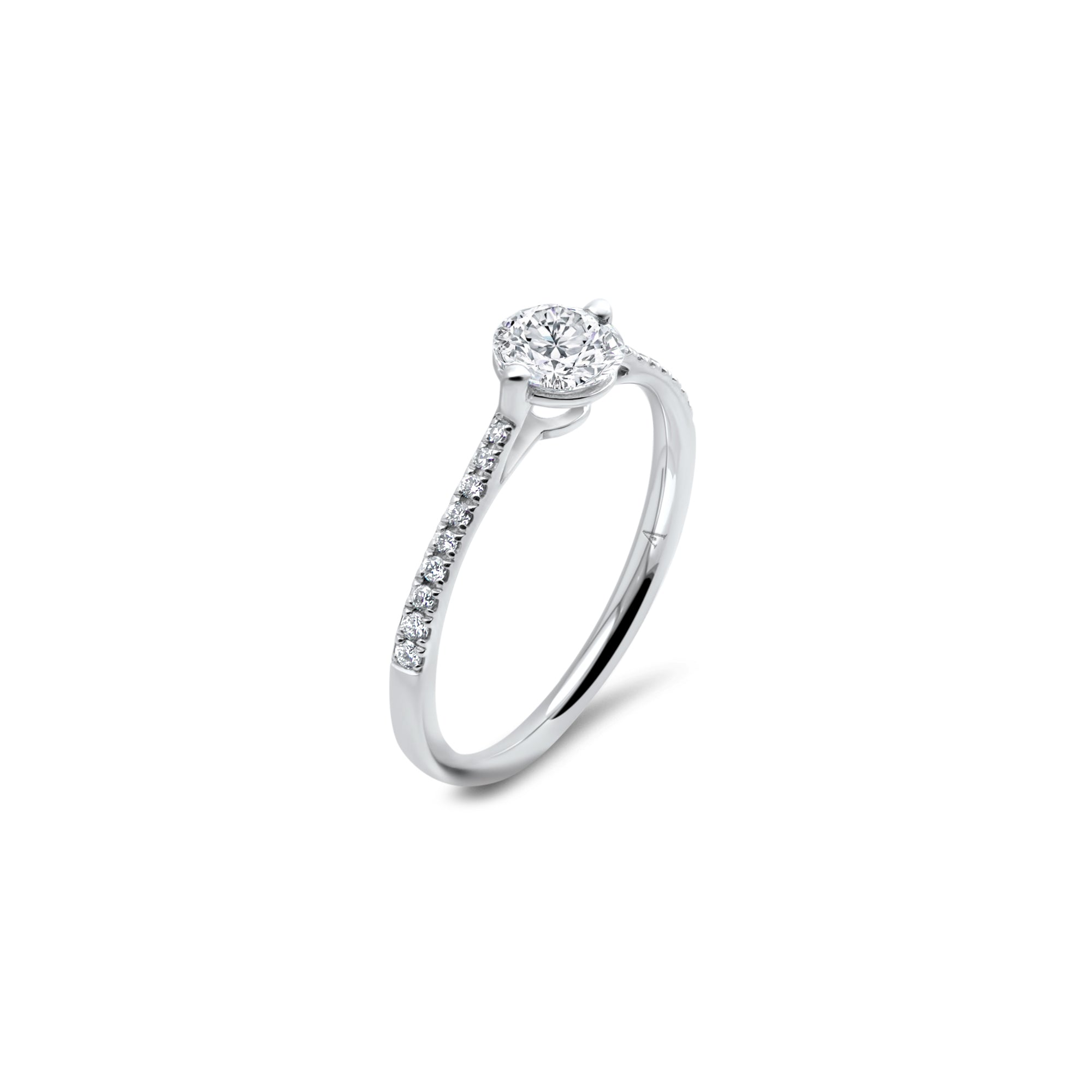 La Petite surprise - 0.62 carat - Weissgold 18k – Verlobungsring Gold 18k mit Diamant(en) – Produktansicht