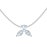 Necklace Solitaire Little Bee Petit - White Gold 18k
