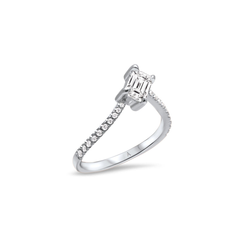The Fancy Little Ice Skating Girl 1.00 carats - White Gold 18k