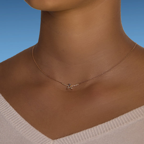 Necklace The Little Bee S - White Gold 18k