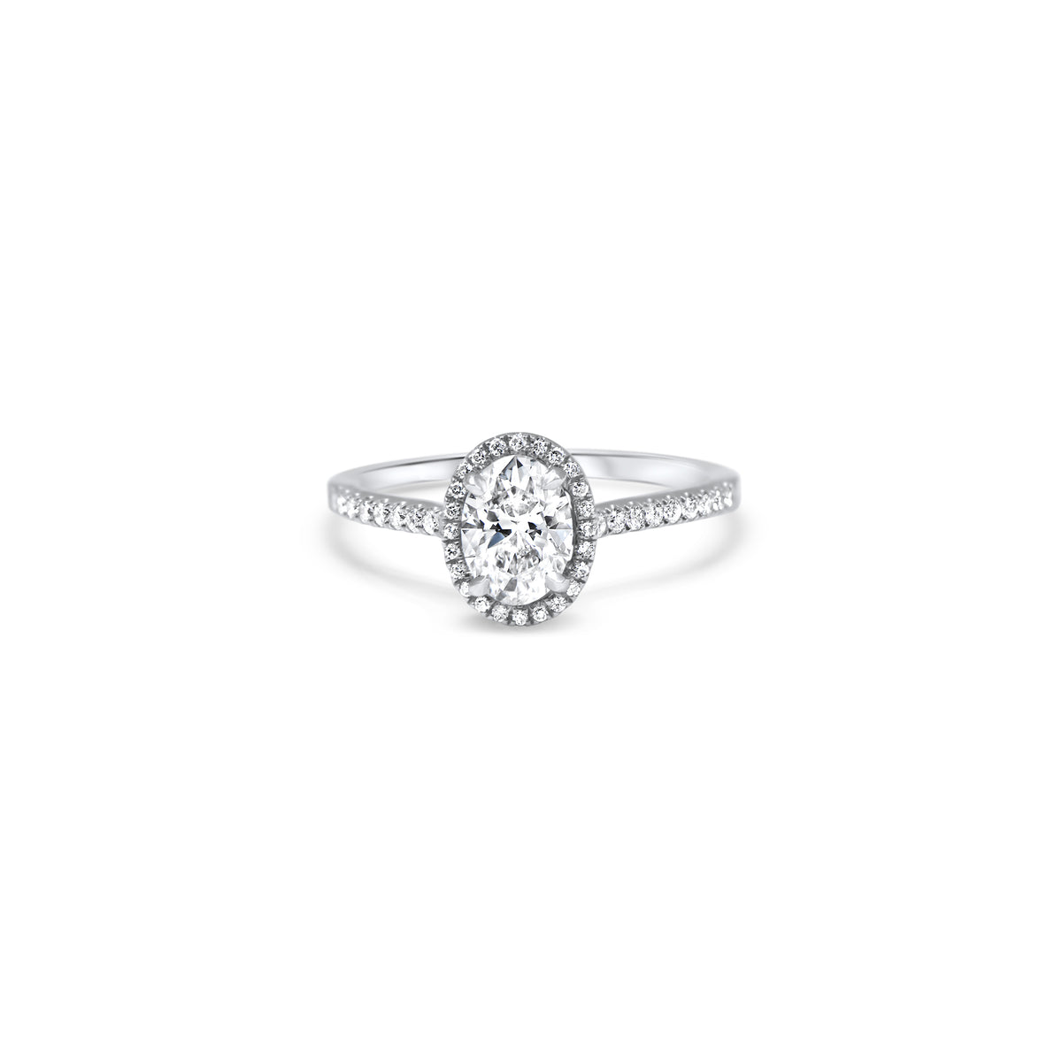 Bague En Or Blanc 18 Carats Avec Diamant 0,75 Carat – Solitaire Classique – Taille 52