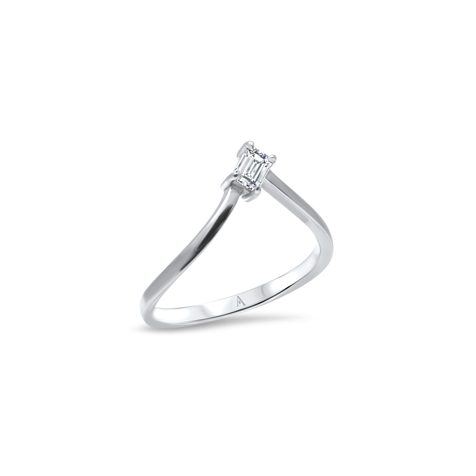 The Little Ice Skating Girl 0.20 carats - or blanc 18k - AGUADEORO