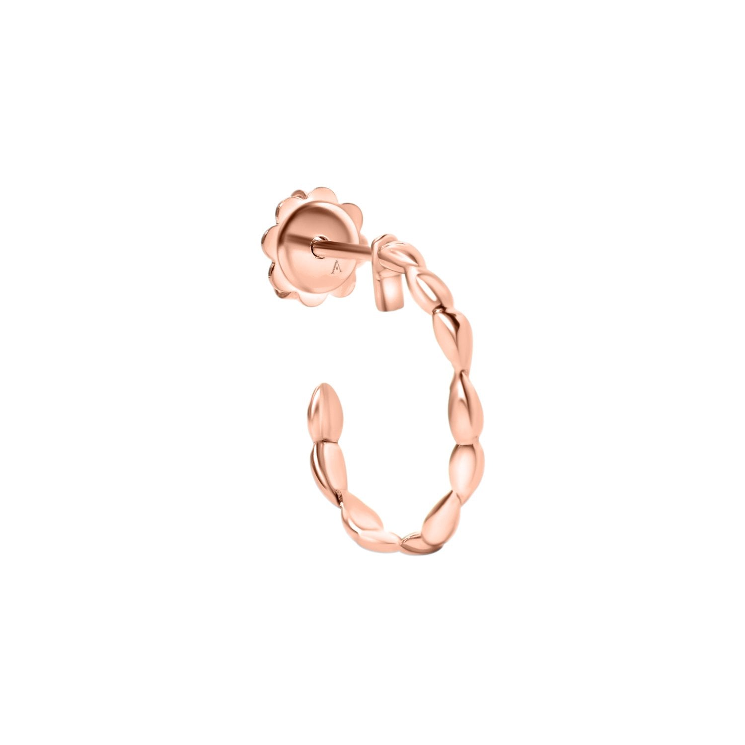 Boucles d'oreilles Tresa Drops - or rouge 18k – Boucle d'oreilles en or 18k – vue produit