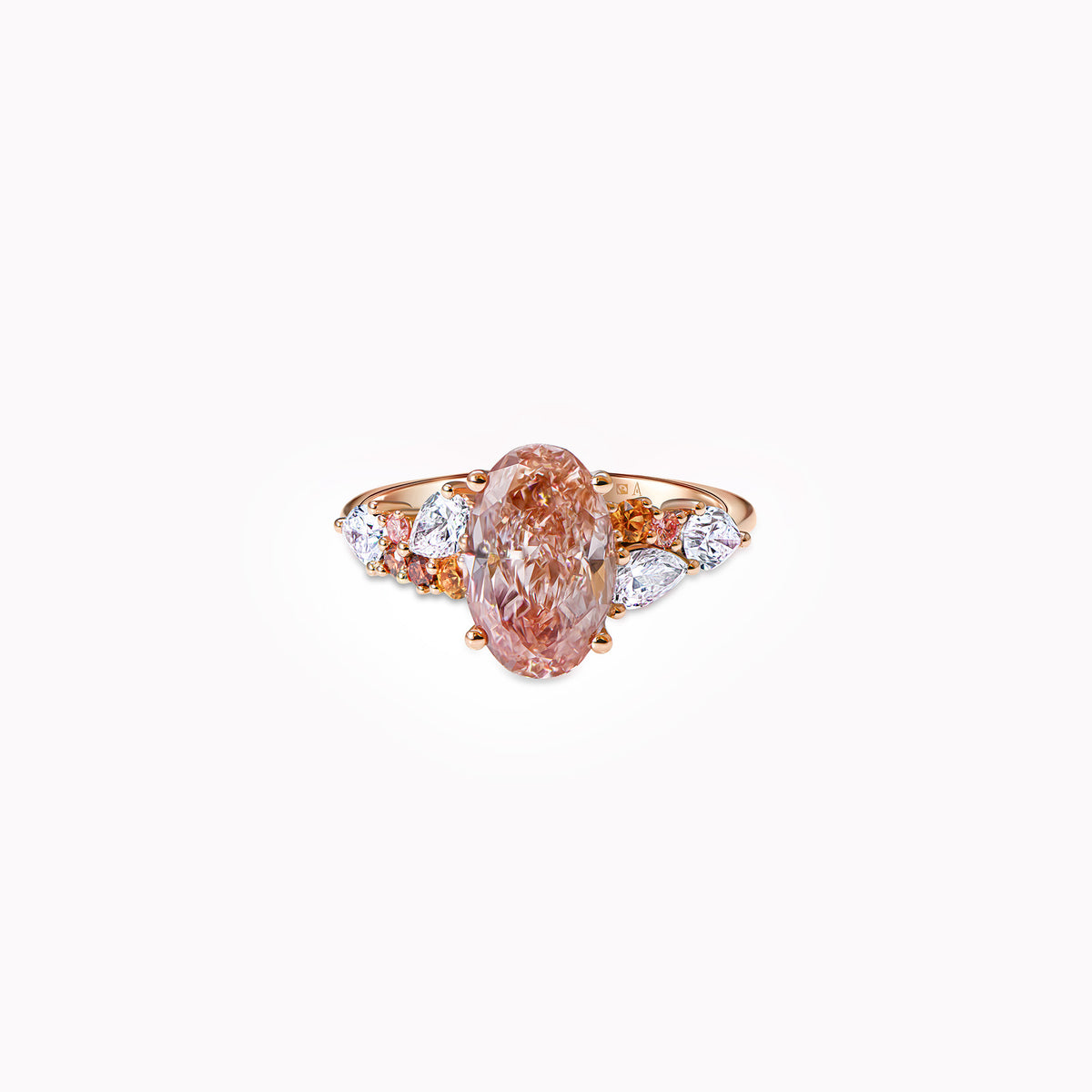 As wild as it gets Oval- Rotgold 18K
