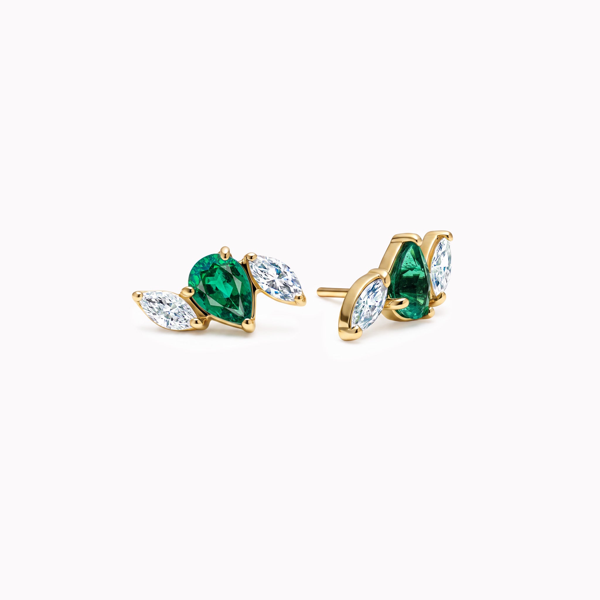 Boucles d'oreilles Wild Forest - Or Jaune 18k