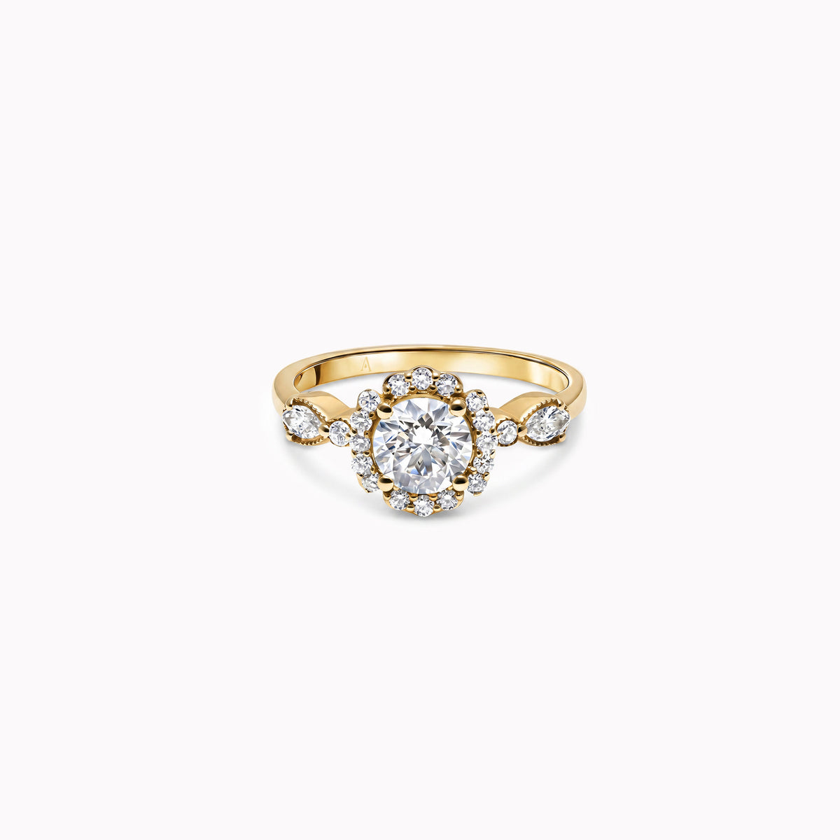 The Fancy Funkee Flying Girl 0.75 carat - or jaune 18k