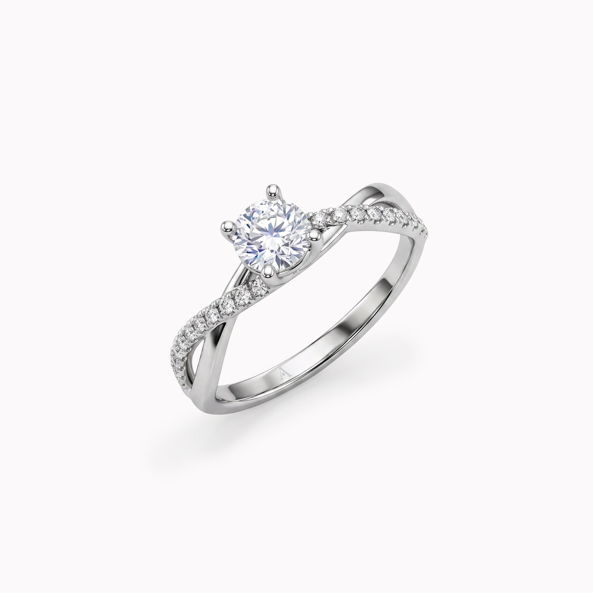 Féeriquement coquette - 0.40 carat - or blanc 18k
