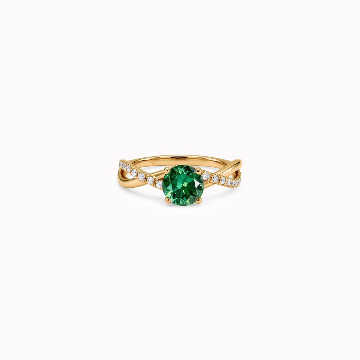 Féeriquement coquette - 1.00 carat - or jaune 18k