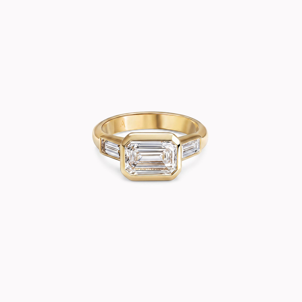Frozen Lake  2.00 carats - Yellow gold 18K