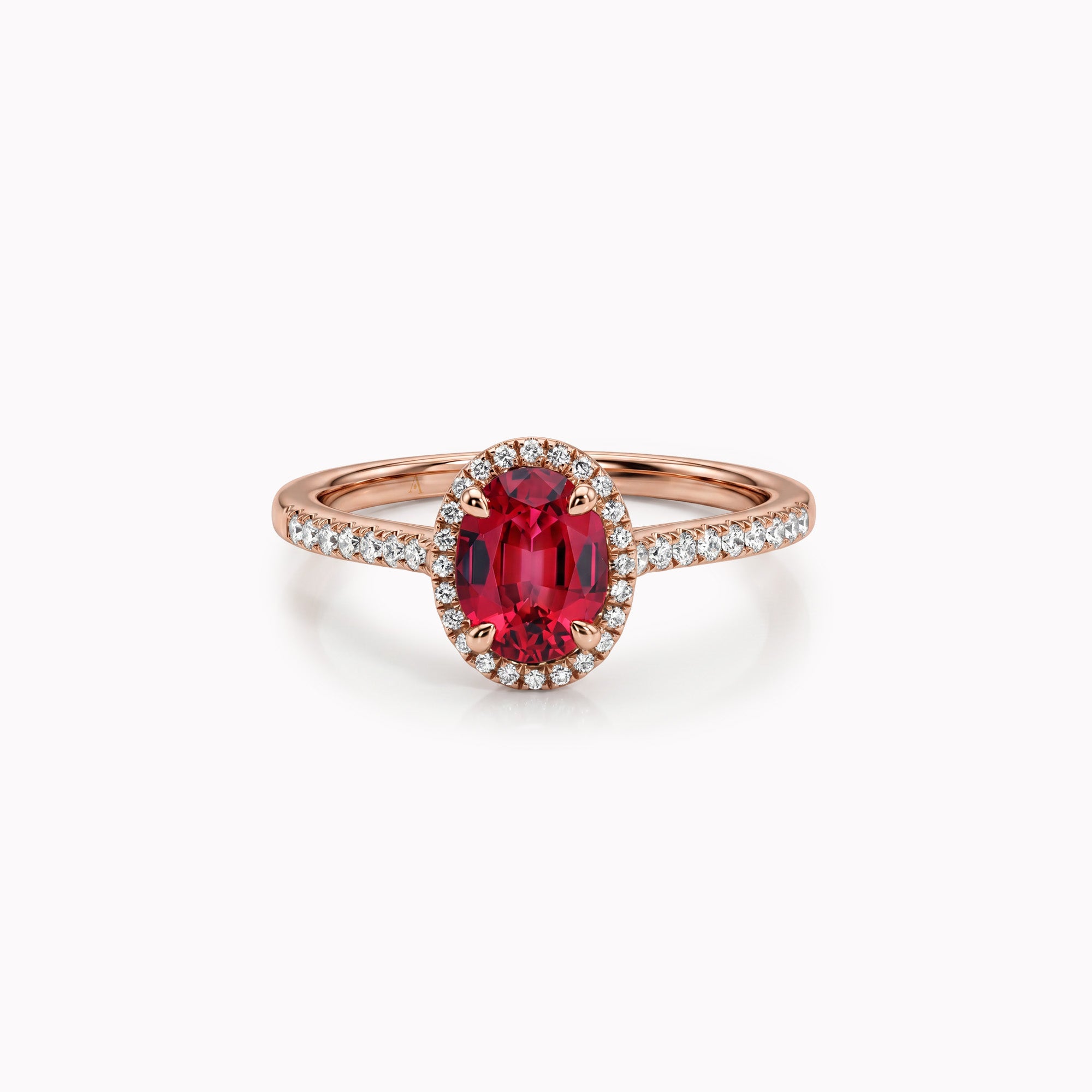 The Red Temple of Saturn 0.75 carats - Red Gold 18k