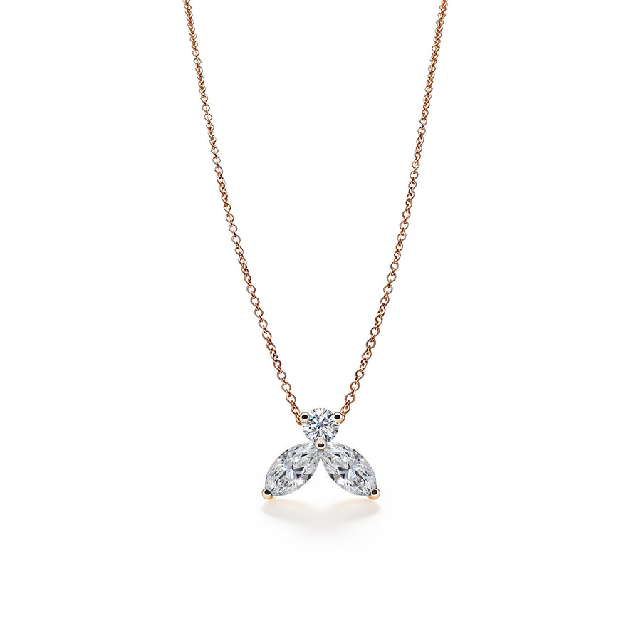 Collier The Little Bee XS - or rouge 18k