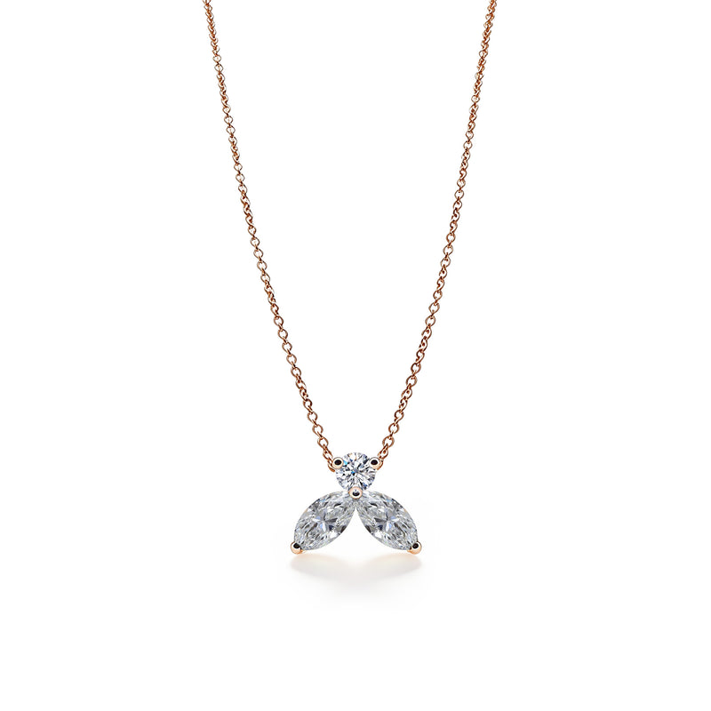 Necklace The Little Bee XS - Red Gold 18k