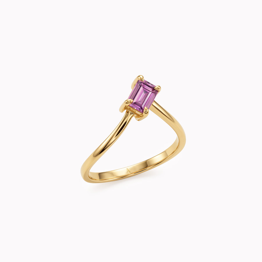 Ice Skating Girl medium M pink 0.75 Karat – Gelbgold 18K