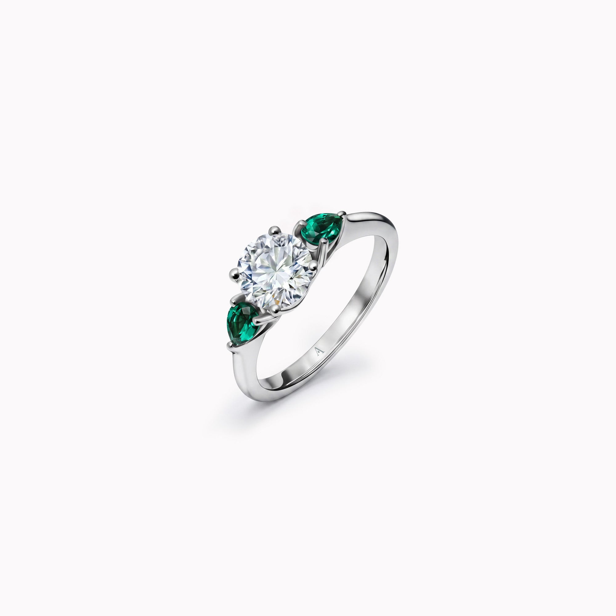 Moonlit Blossom - or blanc 18k