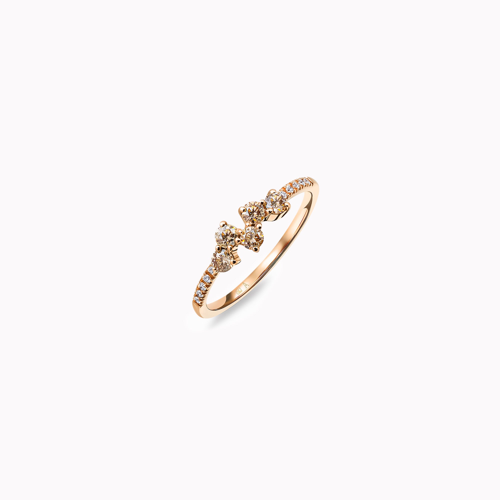 Petite Midnight Blossom - or rouge 18k
