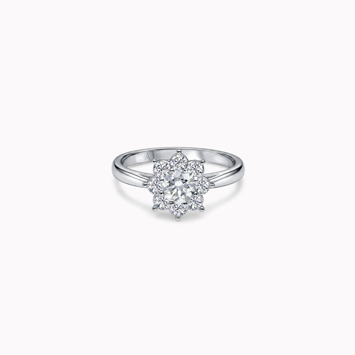 The Blooming Flower 0.30 carat - or blanc 18k