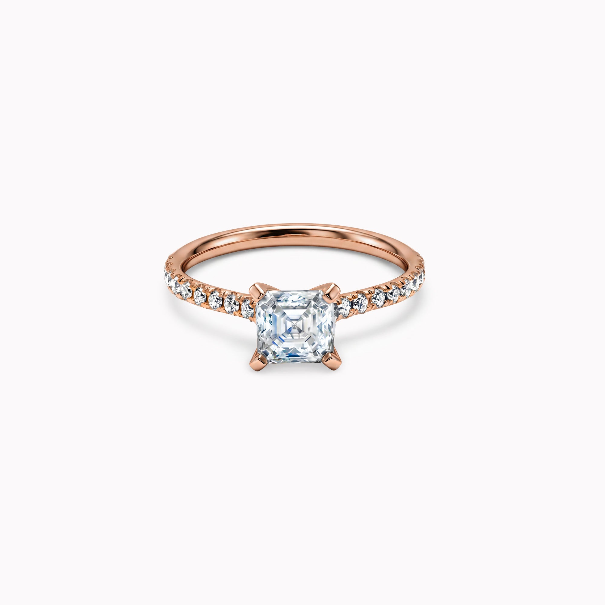 The Fancy Ice Cube 1.00 carats - Red Gold 18k