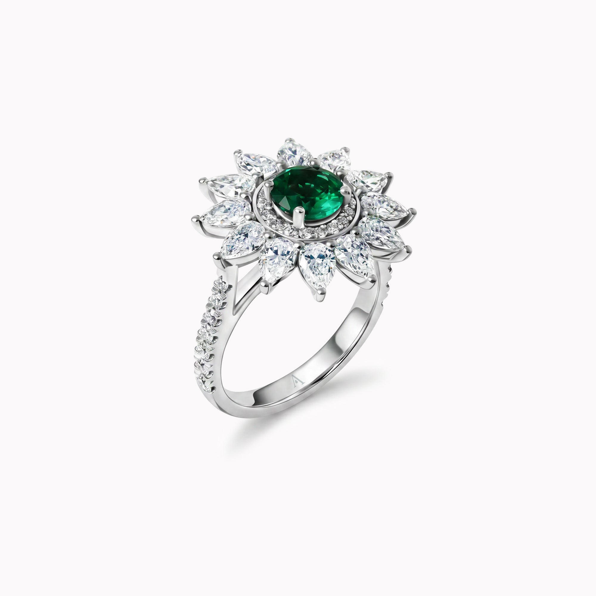 The fantastic Blooming Flower - or blanc 18k