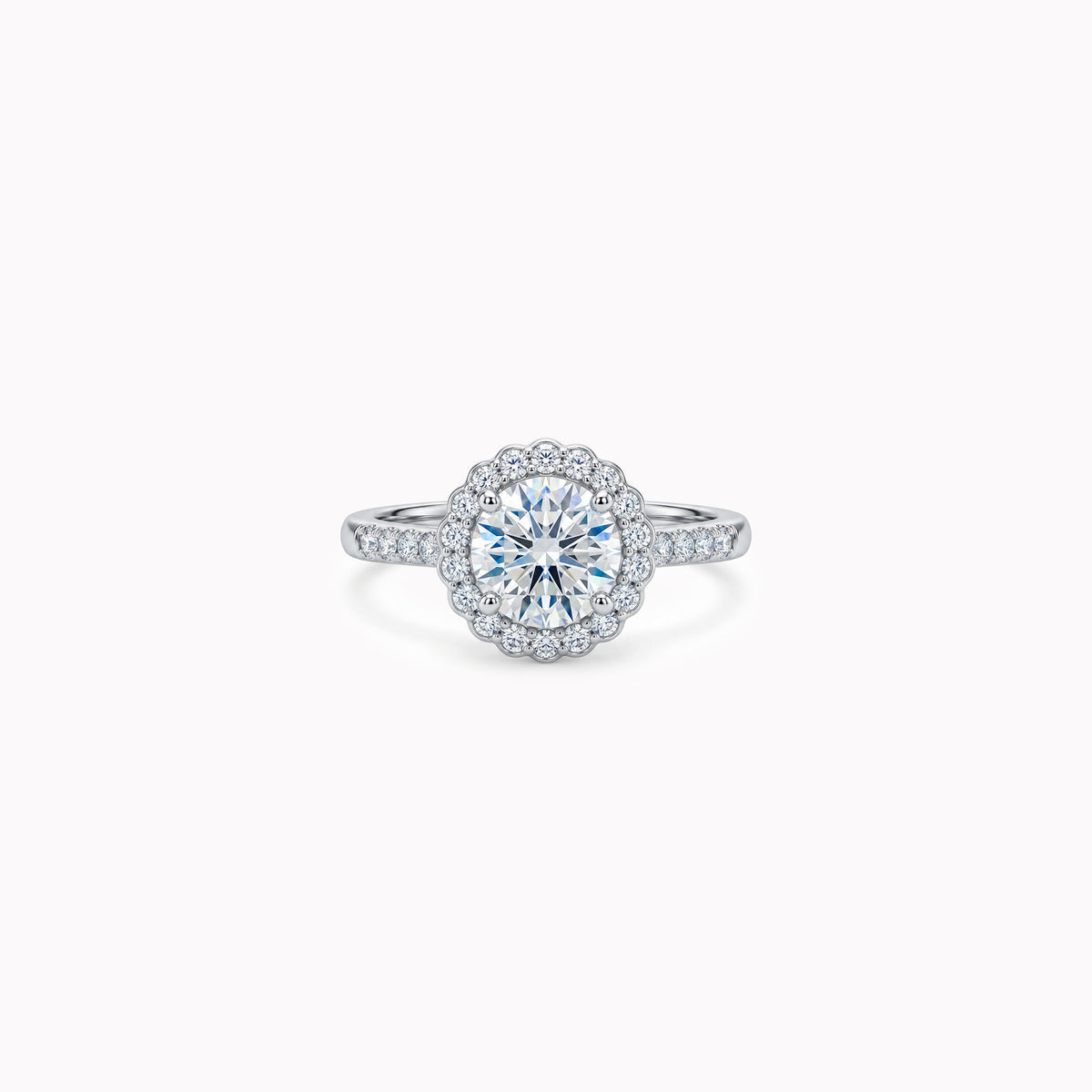 The Fancy Flowering Lady 0.75 carats - or blanc 18k