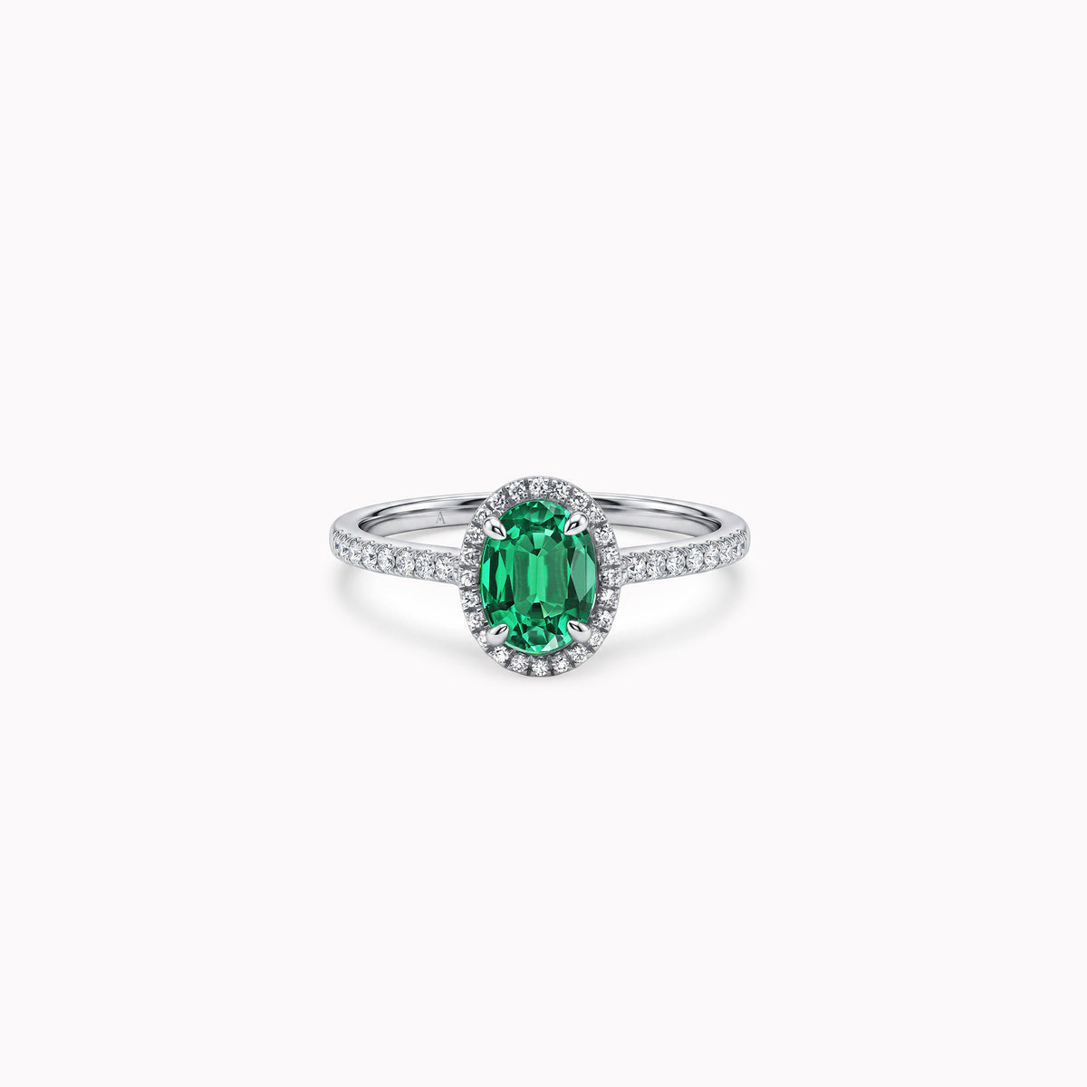 The Green Temple of Saturn – 0.75 ct – 18k white gold