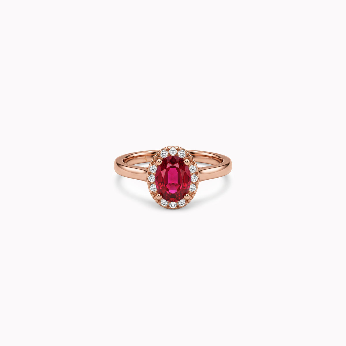 The Red Temple 1.00 Karat - Rotgold 18 K