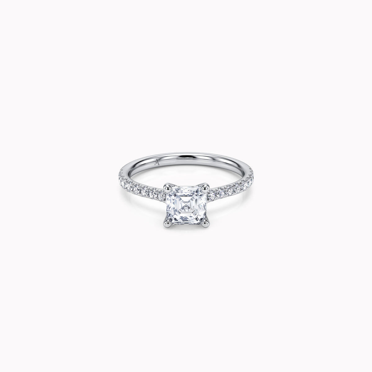 The Fancy Ice Cube 1.00 carat - or blanc 18k