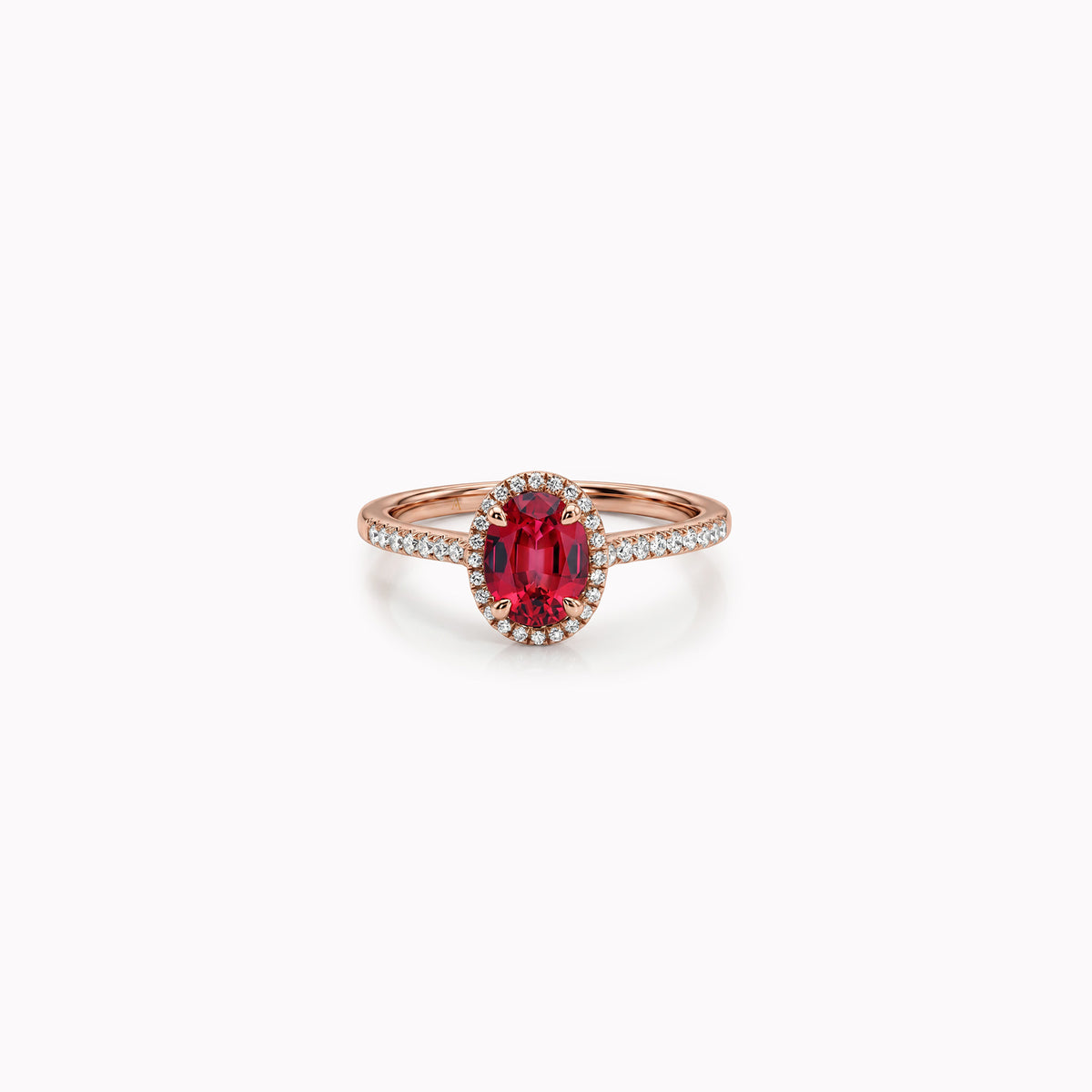 The Red Temple of Saturn 0.75 carats - or rouge 18k