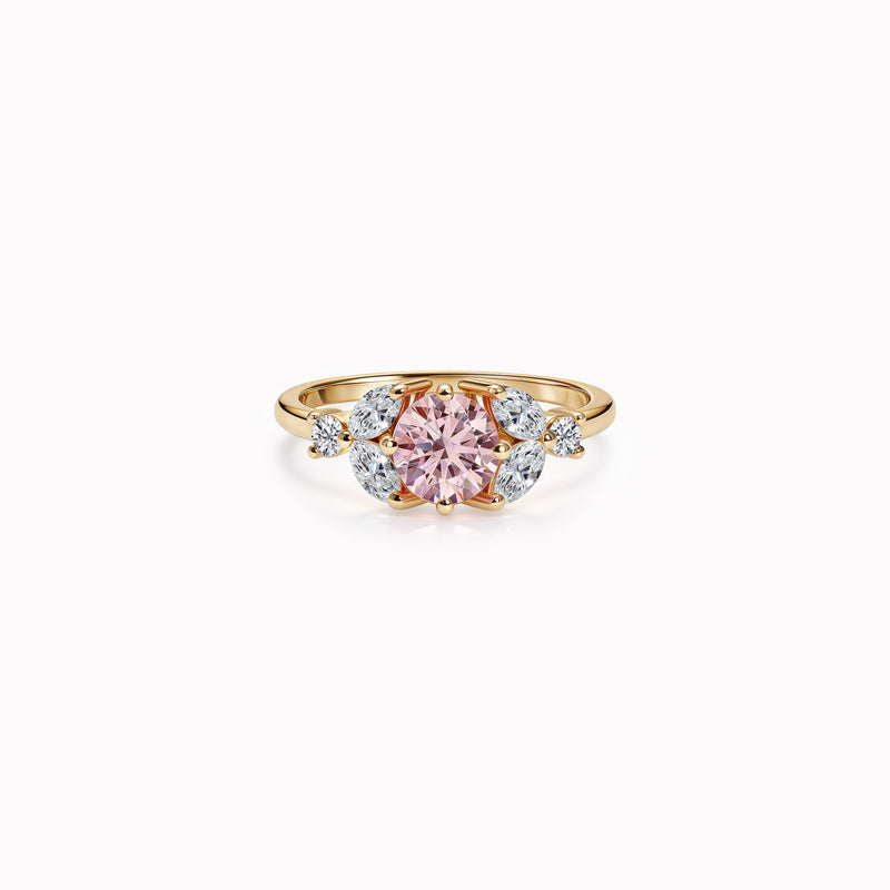 Little Bees  0.75 carat  - Yellow Gold 18k