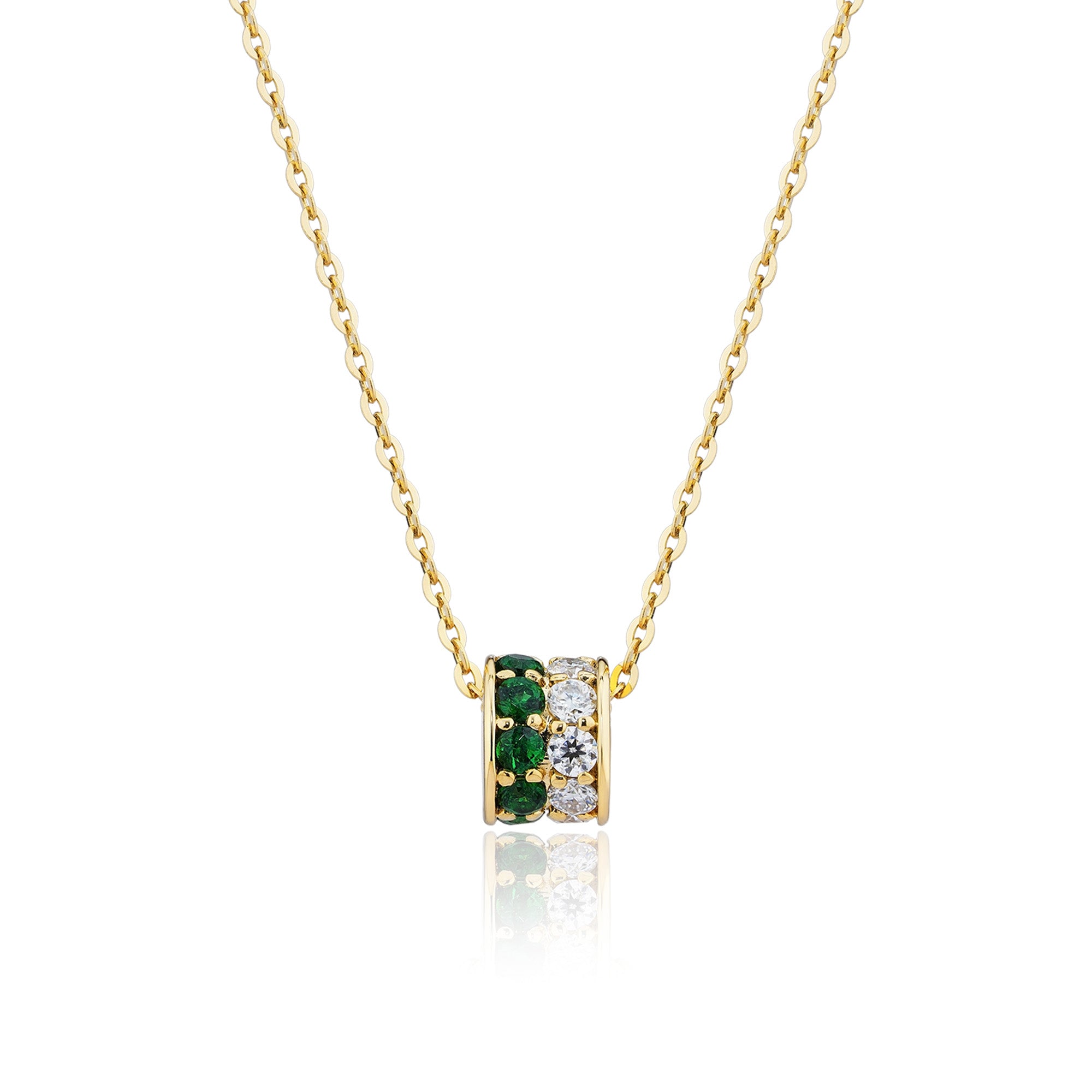Collier Rainbow - or  jaune18k