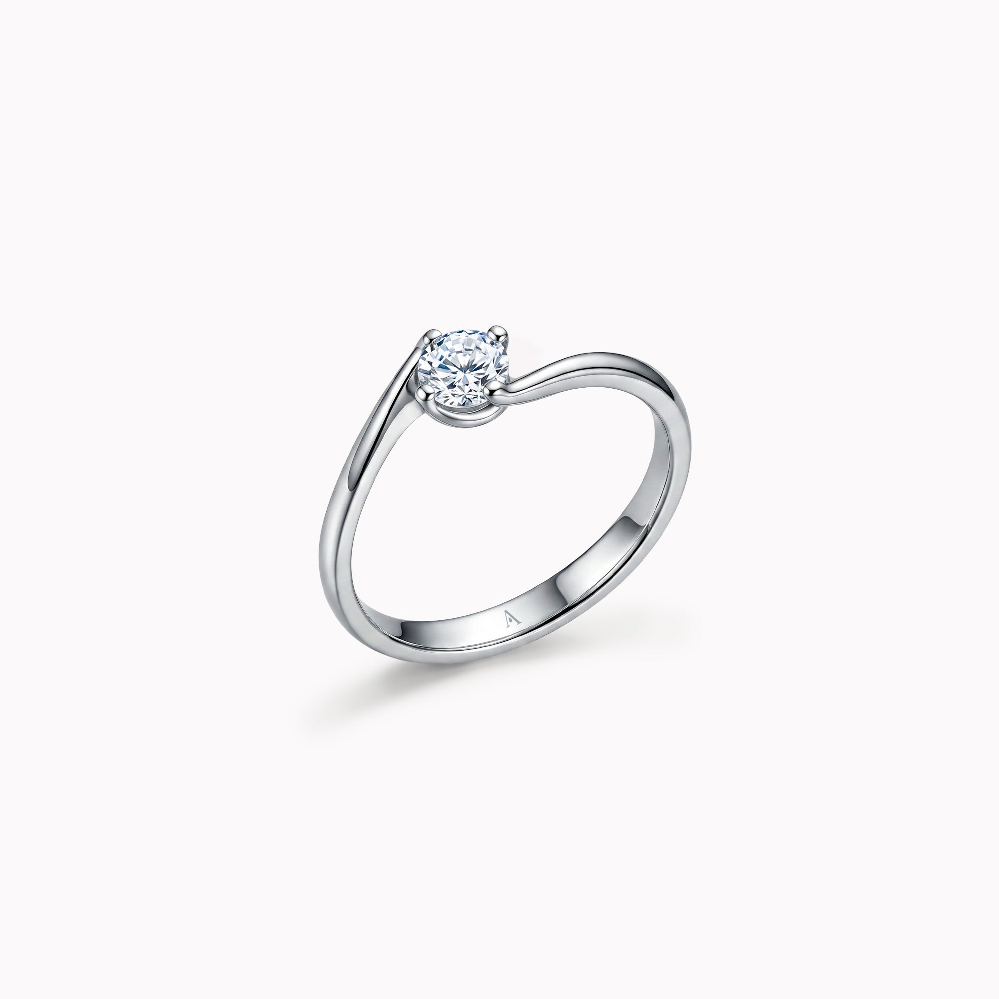 Twist and Shout 0.20 Karat - Weissgold 18 K